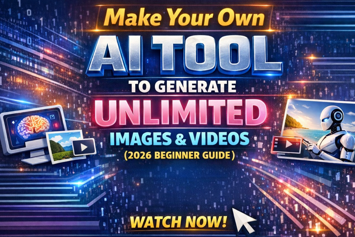 Make Your Own AI Tool to Generate Unlimited Images and Videos step-by-step guide 2026