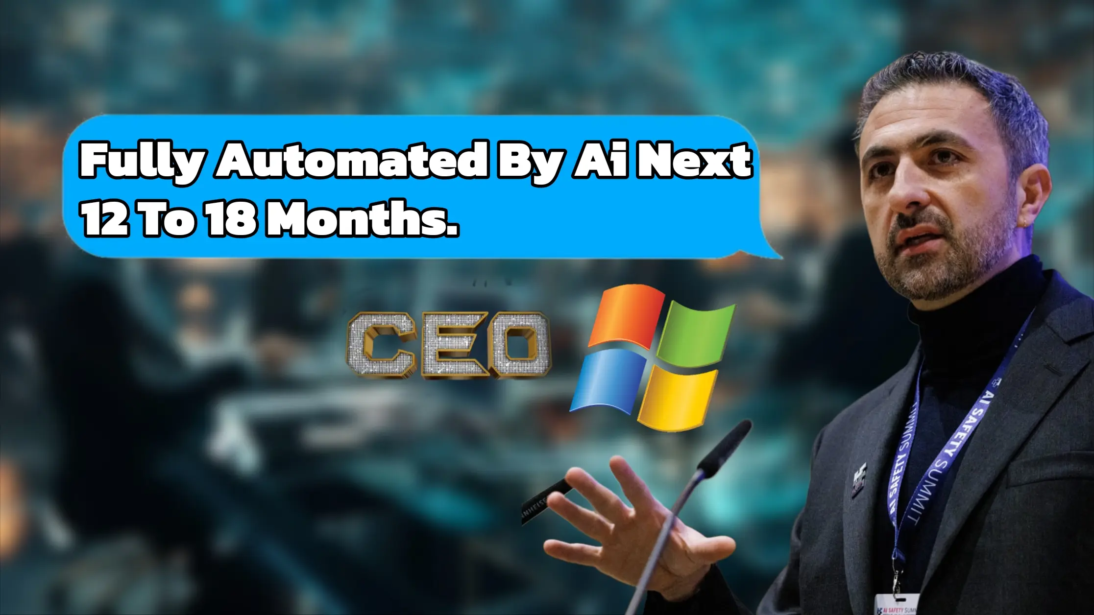 Mustafa Suleyman, Microsoft AI CEO, speaking about artificial intelligence and white-collar job automation