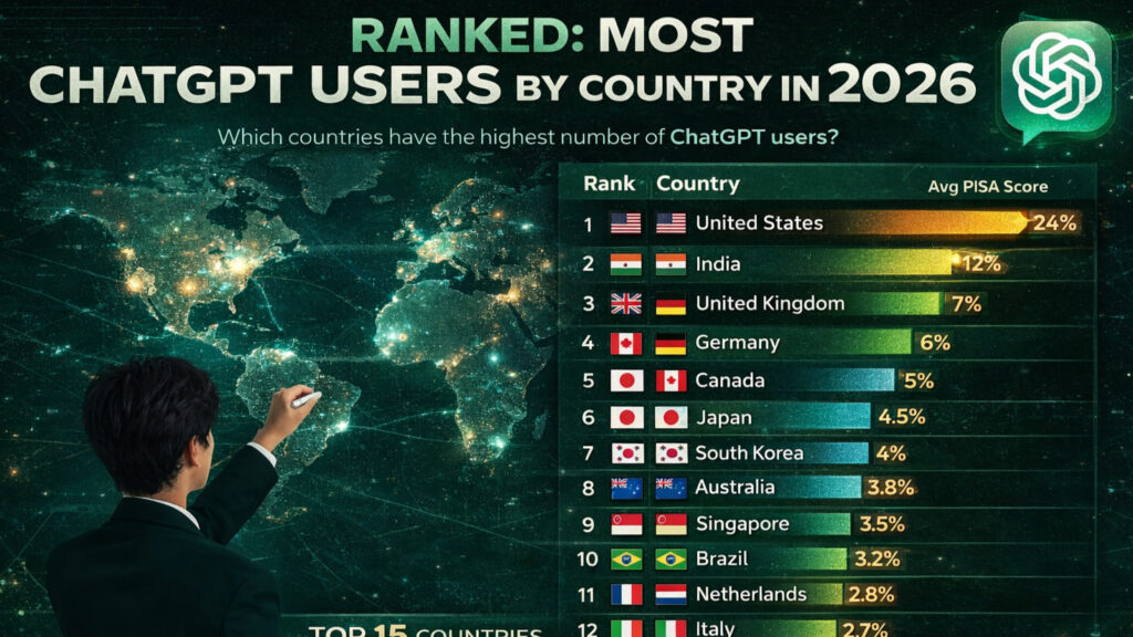 Ranked: Most ChatGPT Users by Country List in 2026