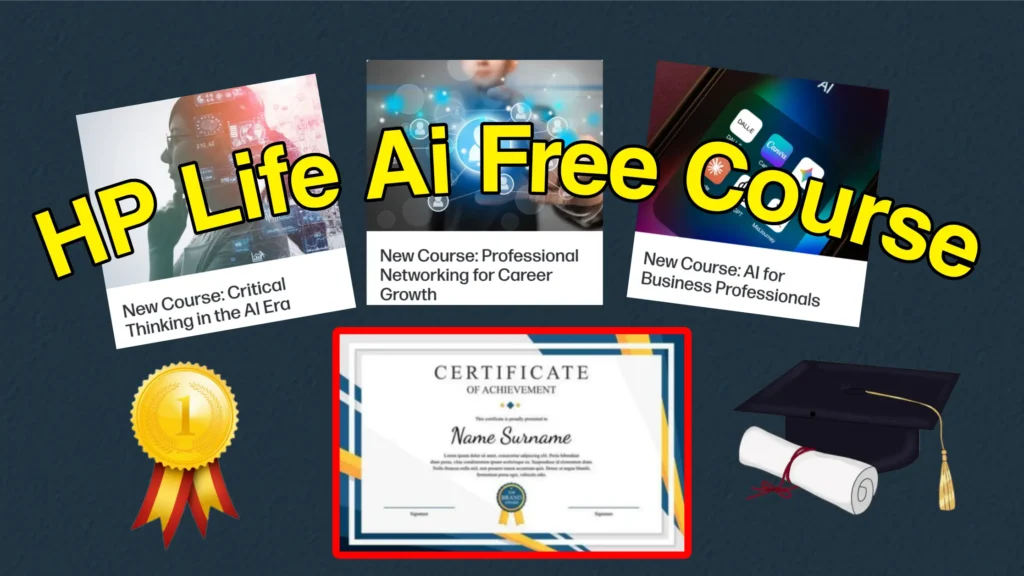 Beginner AI Course with Free Certificate โ Powered by HP LIFE