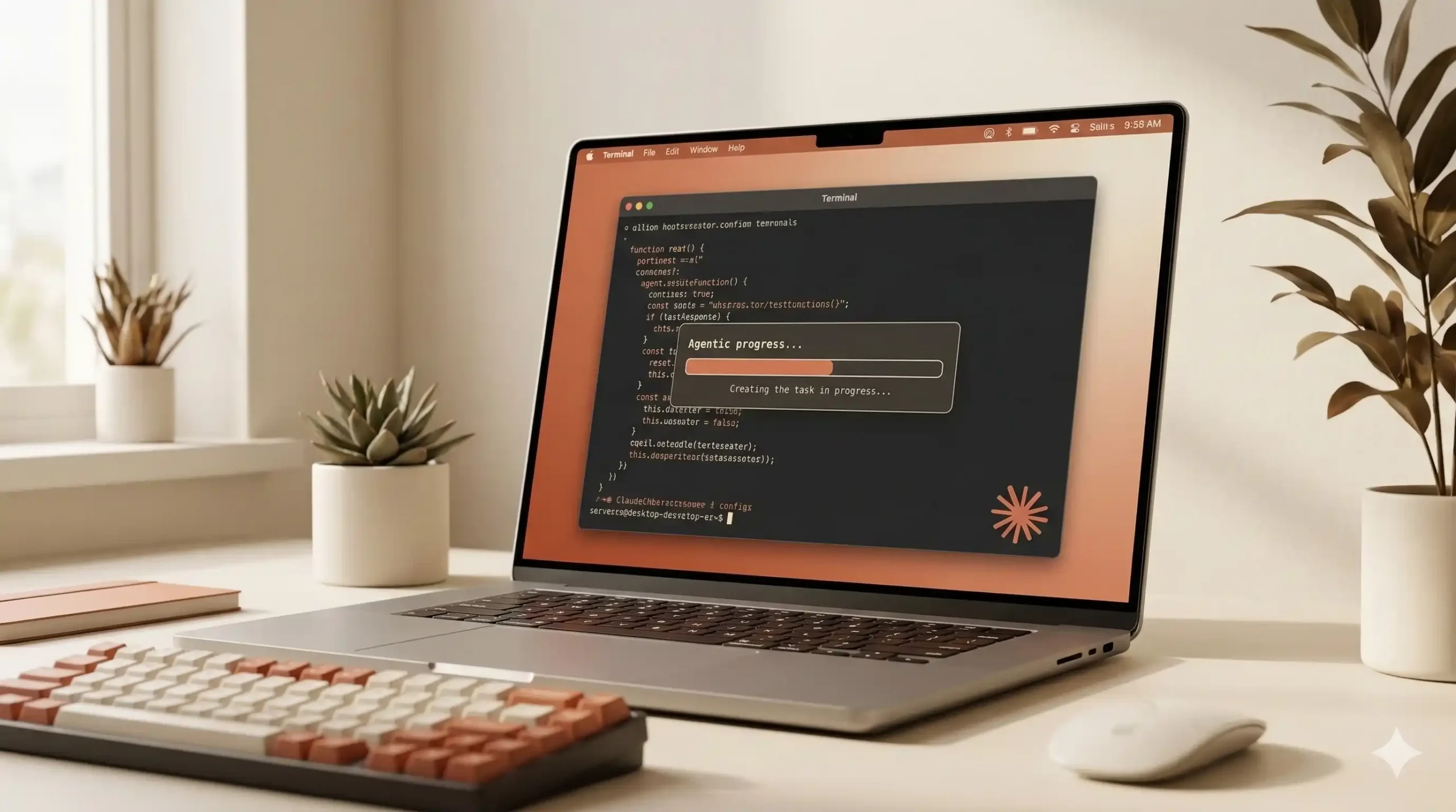 Claude Code AI assistant helping developers generate and improve programming code