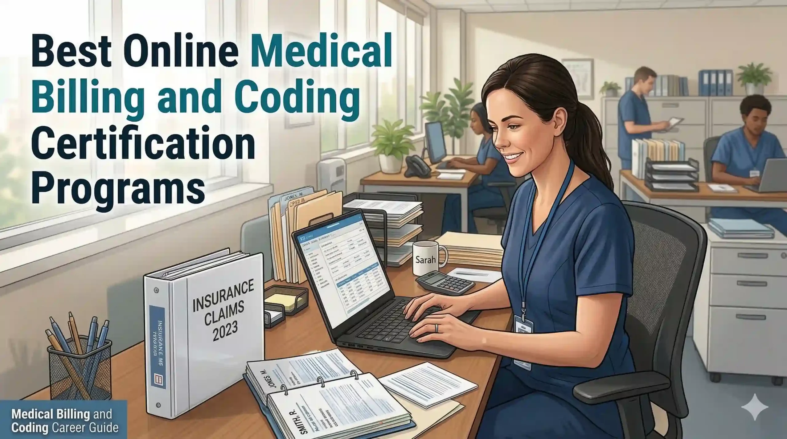 best online medical billing and coding certification programs healthcare billing specialist working on computer