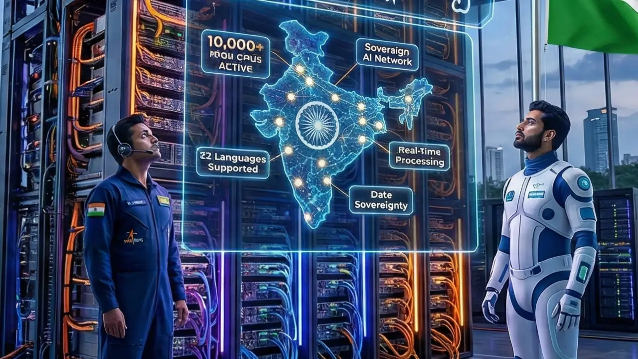 Visual representation of India’s challenge in building ChatGPT-level AI due to compute and funding gap