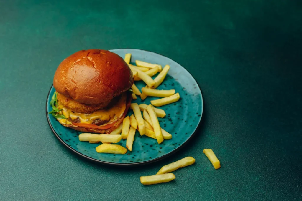 Ultra realistic AI generated gourmet food photography with natural lighting and detailed textures