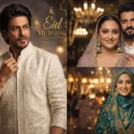 eid ai prompts 2026 collage festive portraits man couple woman lantern eid mubarak design